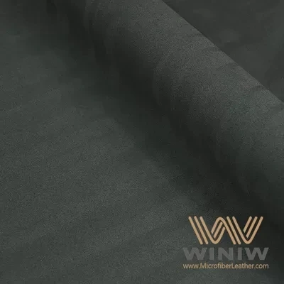 Material de techo de gamuza de falso automotriz en relieve de 0.6 mm de espesor