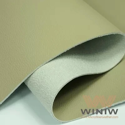 Bolsas suaves con textura de lichies de cuero vegano 1.4 mm de espesor de color sólido en relieve