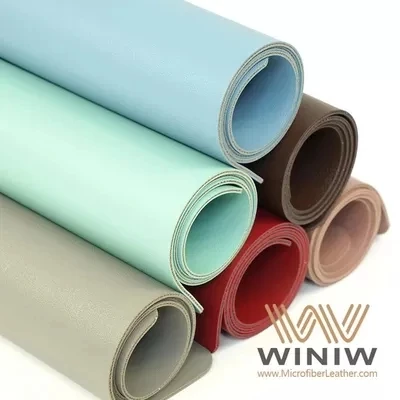 Morandi Color Carbon Faux Faux Cuero Patrón personalizado de tela para la alfombra de escritorio